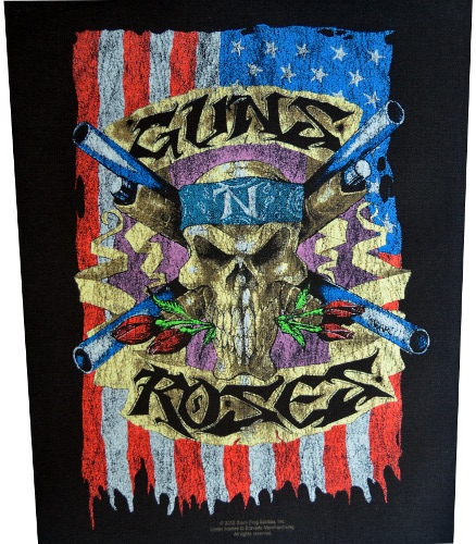 Guns N Roses Flag Back Patch